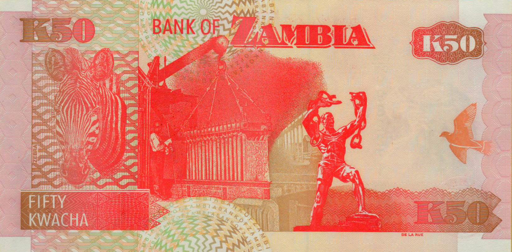 Zambia 50 2009 UNC P-37/h